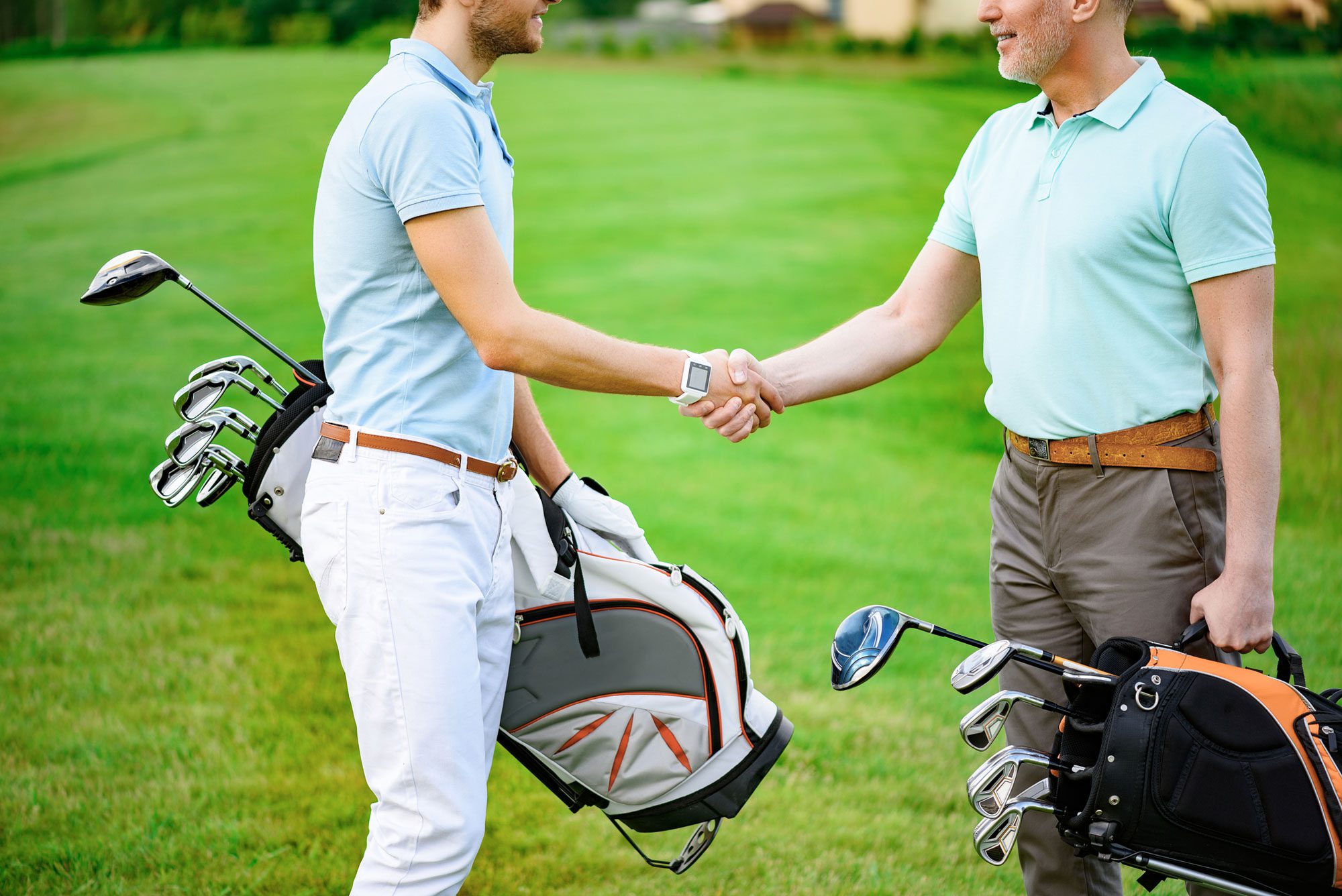 Golf handshake