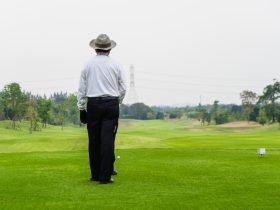 old man golf
